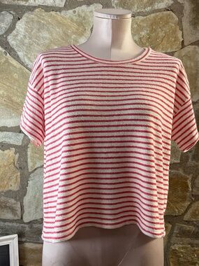 Guru Active Striped Terry Knit Top